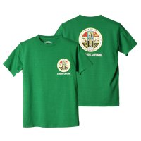 (STANDARD CALIFORNIA/スタンダードカリフォルニア) SD CALA of Life Circle Logo T■ブルー/グリーン/ホワイト■（メンズ）S/M/Lサイズ