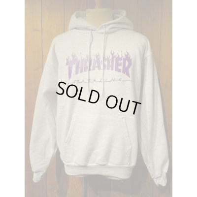 画像2: SALE 30%OFF （JACKSON MATISSE/ジャクソンマティス) ×（THRASHER/スラッシャー)  FLAME LOGO Parka (アッシュグレー) S/M/Lサイズ