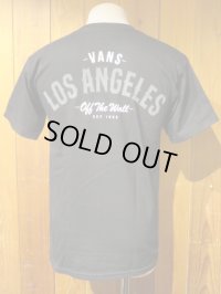 ■バンズ（VANS)■半袖プリントTシャツ LOS ANGELES■ブラック■メンズ US(S)サイズ