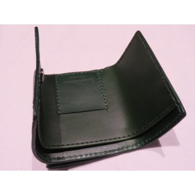 画像5: ■ロングディスタンス（LONGDISTANCE)■Buttero Leather Mini Wallet■グリーン■日本製