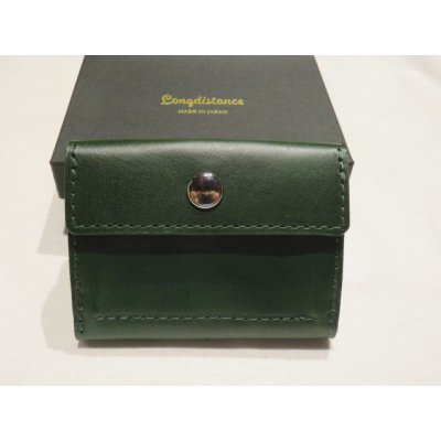 画像3: ■ロングディスタンス（LONGDISTANCE)■Buttero Leather Mini Wallet■グリーン■日本製