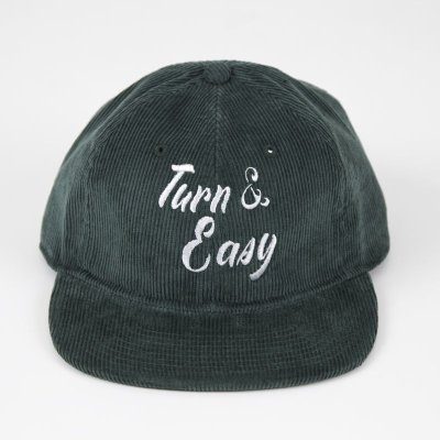 画像1: TURN ME ON（ターンミーオン)　TURN&EASY 刺繍CAP (GREEN)