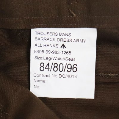 画像9: DEAD STOCK「British Army Dress Trousers」イギリス軍 ドレスパンツ バラックドレストラウザーズ オフィサーパンツ