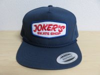 ■カリフォルニア ハンティントンビーチのスケボーショップ [JOKERS SKATE SHOP] オリジナル スナップバックキャップ■ネイビー■USA買付商品