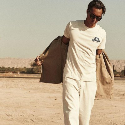 画像3: Deus Ex Machina(デウス エクス マキナ) BUSH MECHANICS TEE VINTAGE WHITE（メンズ）S/M/Lサイズ
