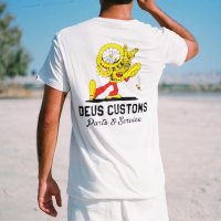 Deus Ex Machina(デウス エクス マキナ) BUSH MECHANICS TEE VINTAGE WHITE（メンズ）S/M/Lサイズ