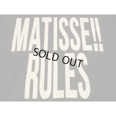 画像2: JACKSON BEND(S)  ジャクソンマティス（JACKSON MATISSE) MATISSE!! RULES Tee  ブラック  M/Lサイズ