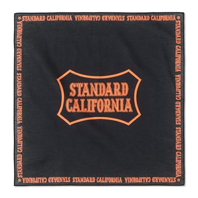 画像1: (STANDARD CALIFORNIA/スタンダードカリフォルニア) SD Logo Bandana ブラウン/ブラック/ブルー