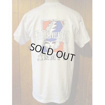 画像1: JIMMY'Z（ジミーズ) ×Grateful Dead (グレイトフル・デッド) SKULL TEE■ホワイト■(メンズ)M/Lサイズ