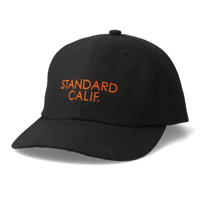 画像1: (STANDARD CALIFORNIA/スタンダードカリフォルニア) SD Logo Canvas Cap  ブラック