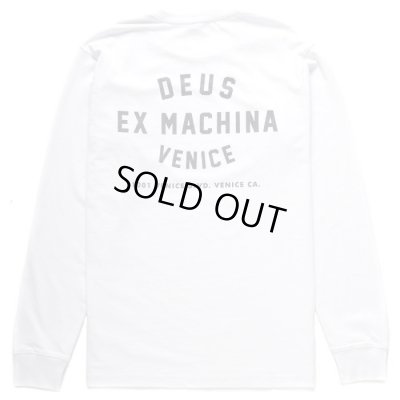 画像2: Deus Ex Machina(デウス エクス マキナ) Venice L/S Tee  (WHITE)（メンズ）S/M/Lサイズ