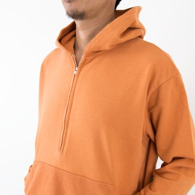 画像2: SALE 30%OFF (TURN ME ON / ターンミーオン)  ハーフジップパーカー(ORANGE) (MENS)M/Lサイズ 