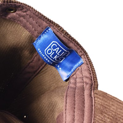 画像6: SALE 20%OFF（CALIFOLKS/カリフォークス)  CALIFOLKS Corduroy Logo Patch CAp　ブラウン
