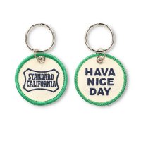 (STANDARD CALIFORNIA/スタンダードカリフォルニア) HIGHTIDE × SD Stitch Work Key Holder (WHITE)
