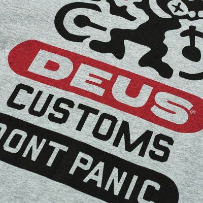 画像5: SALE 20%OFF  (Deus Ex Machina/デウス エクス マキナ) FOSSIL FUEL CREW  (GREY MARLE)(メンズ)S/M/Lサイズ