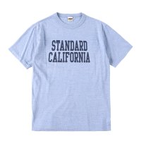 （STANDARD CALIFORNIA/スタンダードカリフォルニア）SD 88/12 Logo T　ブルー（メンズ）M/Lサイズ 