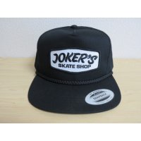 ■カリフォルニア ハンティントンビーチのスケボーショップ [JOKERS SKATE SHOP] オリジナル スナップバックキャップ■ブラック（２）■USA買付商品