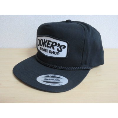 画像2: ■カリフォルニア ハンティントンビーチのスケボーショップ [JOKERS SKATE SHOP] オリジナル スナップバックキャップ■ブラック（２）■USA買付商品