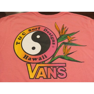 画像5: ■バンズ（VANS)■半袖プリントシャツ■T&C Surf Designs Hawaiiコラボ■ピンク■メンズ US（M)サイズ