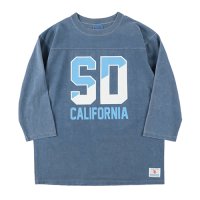 (STANDARD CALIFORNIA/スタンダードカリフォルニア) SD Heavyweight Football Logo T■ブルー■（メンズ）M/L/XLサイズ