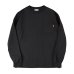 画像1: (STANDARD CALIFORNIA/スタンダードカリフォルニア) SD Heavyweight Pocket Long Sleeve T■ブラック■（メンズ）M/L/XLサイズ (1)