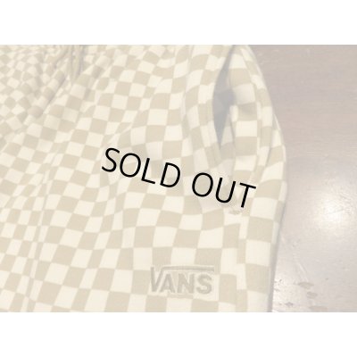 画像3: ■バンズ（VANS)■チェッカー柄スエットパンツ■ベージュ×ナチュラル■(Vendor) XLサイズ