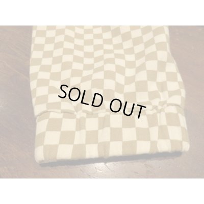 画像6: ■バンズ（VANS)■チェッカー柄スエットパンツ■ベージュ×ナチュラル■(Vendor) XLサイズ