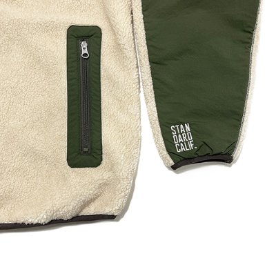 画像4: SALE 20%OFF（STANDARD CALIFORNIA/スタンダードカリフォルニア）SD Reversible Fleece Jacket　Beige（メンズ）M/Lサイズ