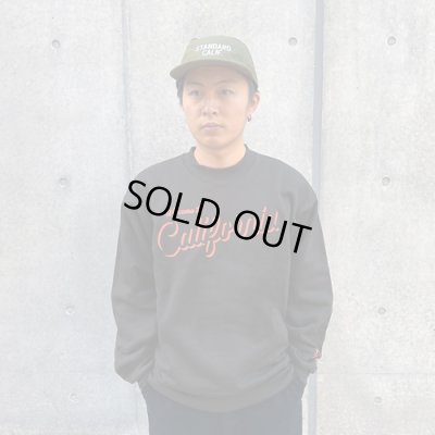 画像2: SALE 20%OFF（CALIFOLKS/カリフォークス）CALIFOLKS Crew Neck Sweat (Black)（メンズ）M/Lサイズ 