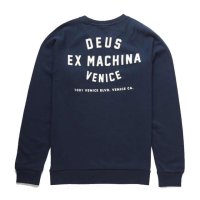 Deus Ex Machina(デウス エクス マキナ) Venice Address Crew  (Navy)（メンズ）S/M/Lサイズ