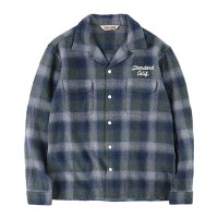 SALE 20%OFF  (STANDARD CALIFORNIA/スタンダードカリフォルニア) SD Wool Check Shirt  (Blue)（メンズ）M/Lサイズ