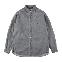 (STANDARD CALIFORNIA/スタンダードカリフォルニア) SD Denim Button-Down Shirt Vintage Wash■ブラック■（メンズ）M/Lサイズ