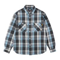 (STANDARD CALIFORNIA/スタンダードカリフォルニア) SD Heavy Flannel Check Shirt■Black/Blue■（メンズ）M/Lサイズ