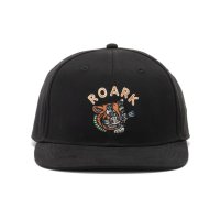 ロアークリバイバル（ROARK REVAVAL) "HOKKAIDO TIGER" 6PANEL CAP - HIGH HEIGHT (BLACK)