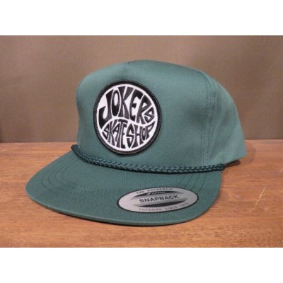 画像1: ■カリフォルニア ハンティントンビーチのスケボーショップ [JOKERS SKATE SHOP] オリジナル スナップバックキャップ(2)■グリーン■USA買付商品