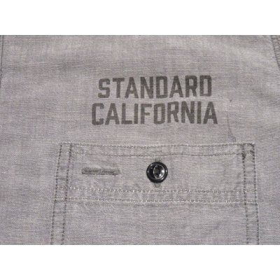 画像3: (STANDARD CALIFORNIA/スタンダードカリフォルニア) SD Chambray Shirt■ブラック■（メンズ）M/Lサイズ