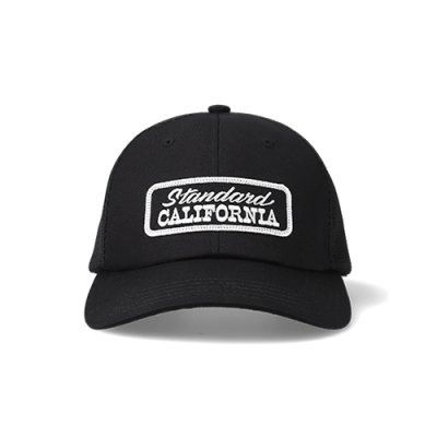 画像2: (STANDARD CALIFORNIA/スタンダードカリフォルニア) SD Logo Patch Mesh Cap　ブラック