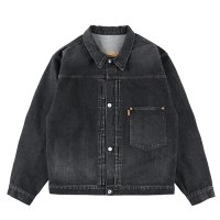 （STANDARD CALIFORNIA/スタンダードカリフォルニア）SD Denim Jacket S996 WWII Vintage Wash　Black（メンズ）40/42/44/46サイズ