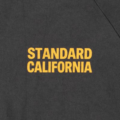 画像2: (STANDARD CALIFORNIA/スタンダードカリフォルニア) SD US Cotton Logo Baseball T■Black■（メンズ）M/L/XLサイズ