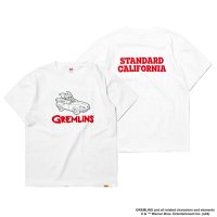 (STANDARD CALIFORNIA/スタンダードカリフォルニア) GREMLiNS × SD Logo T & NICI Stuffed Toy■White■（メンズ）M/L/XLサイズ