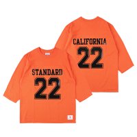 (STANDARD CALIFORNIA/スタンダードカリフォルニア) SD Heavyweight Football Logo T■Orange■（メンズ）M/L/XLサイズ