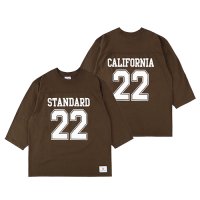 (STANDARD CALIFORNIA/スタンダードカリフォルニア) SD Heavyweight Football Logo T■Brown■（メンズ）M/L/XLサイズ