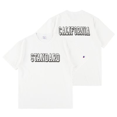画像1: （STANDARD CALIFORNIA/スタンダードカリフォルニア）Champion for SD Exclusive T1011 ホワイト（メンズ）M/L/XLサイズ 