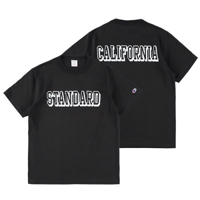 画像1: （STANDARD CALIFORNIA/スタンダードカリフォルニア）Champion for SD Exclusive T1011 ブラック（メンズ）M/L/XLサイズ 