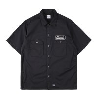 (STANDARD CALIFORNIA/スタンダードカリフォルニア) SD Logo Patch Easy Work Shirt Short Sleeve■Black■（メンズ）M/Lサイズ