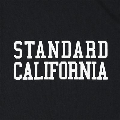 画像2: (STANDARD CALIFORNIA/スタンダードカリフォルニア) SD Tech Dry Logo T■Black■（メンズ）M/L/XLサイズ