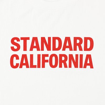 画像2:  (STANDARD CALIFORNIA/スタンダードカリフォルニア) SD US Cotton Logo T　ホワイト（メンズ）M/L/XLサイズ