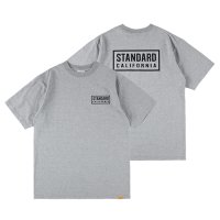 (STANDARD CALIFORNIA/スタンダードカリフォルニア) SD Heavyweight Box Logo T■Gray■（メンズ）M/L/XLサイズ