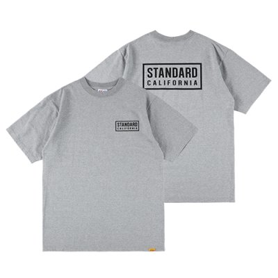 画像1: (STANDARD CALIFORNIA/スタンダードカリフォルニア) SD Heavyweight Box Logo T■Gray■（メンズ）M/L/XLサイズ