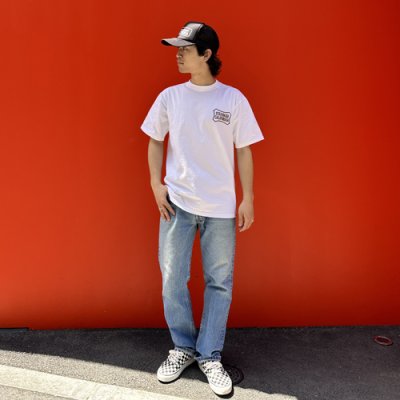 画像3:  (STANDARD CALIFORNIA/スタンダードカリフォルニア) SD Heavyweight Basic Logo T■White■（メンズ）S/M/L/XLサイズ